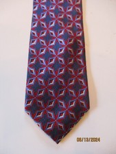Jos A Bank Red Silk Neck Tie