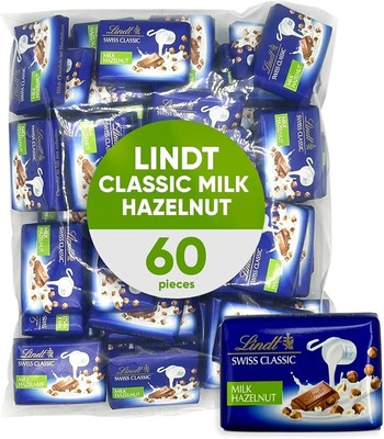 Classic Recipe Hazelnut Milk Chocolate Candy - 6.0 oz 2 Packs 60 Pieces Indiv...