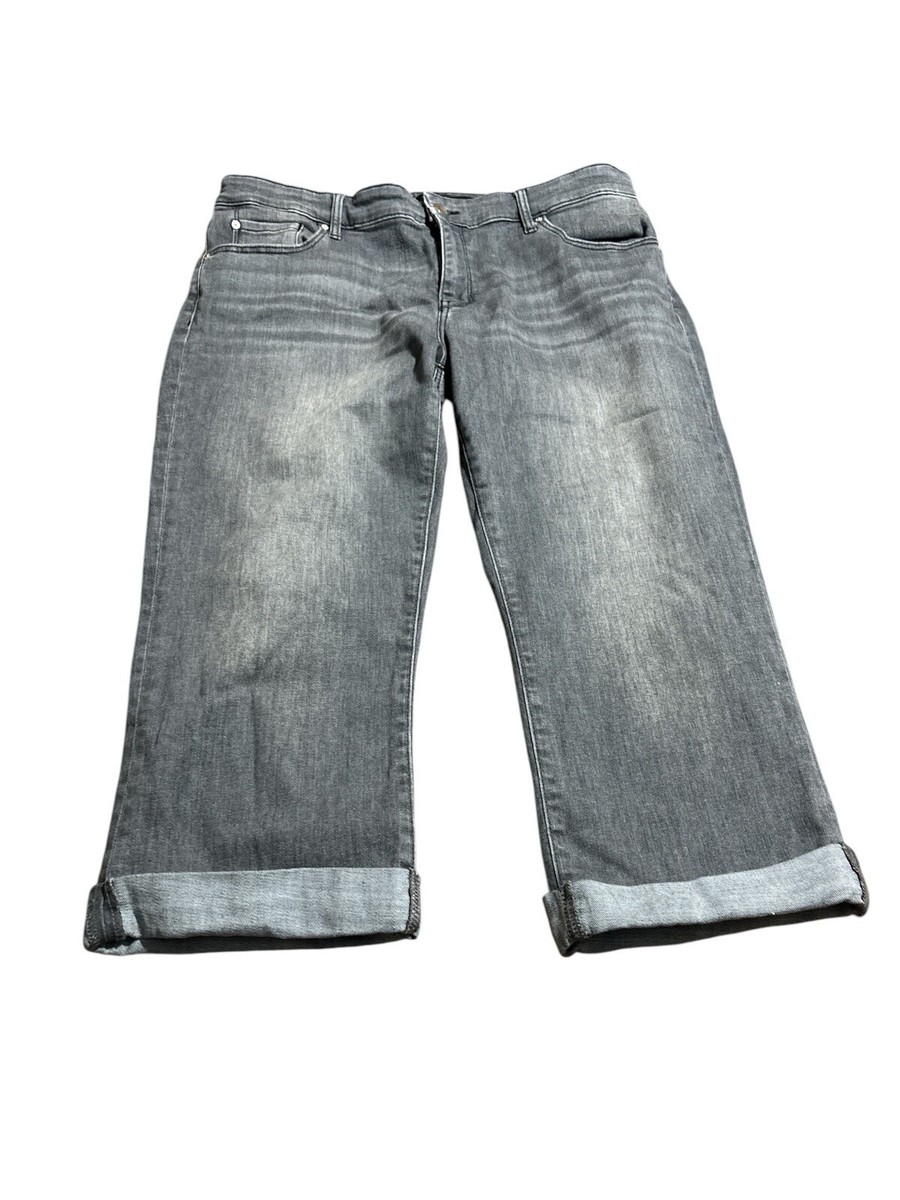 Mavi Womens Gray Denim Dark Wash Marcia Capri Jean Size 33 | eBay