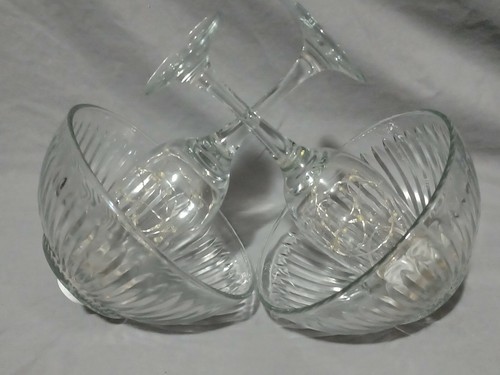 Set Of 2 Battery Operated Handmade Glass Crystal Decorative Amber Lights Lamps - Picture 5 of 5