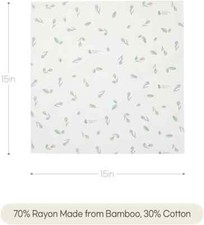 5 embossed hankie and 6bibs