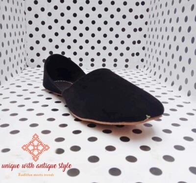 Velvet Khussa For Boys Maroon Velvet Backless – Khussa Corner