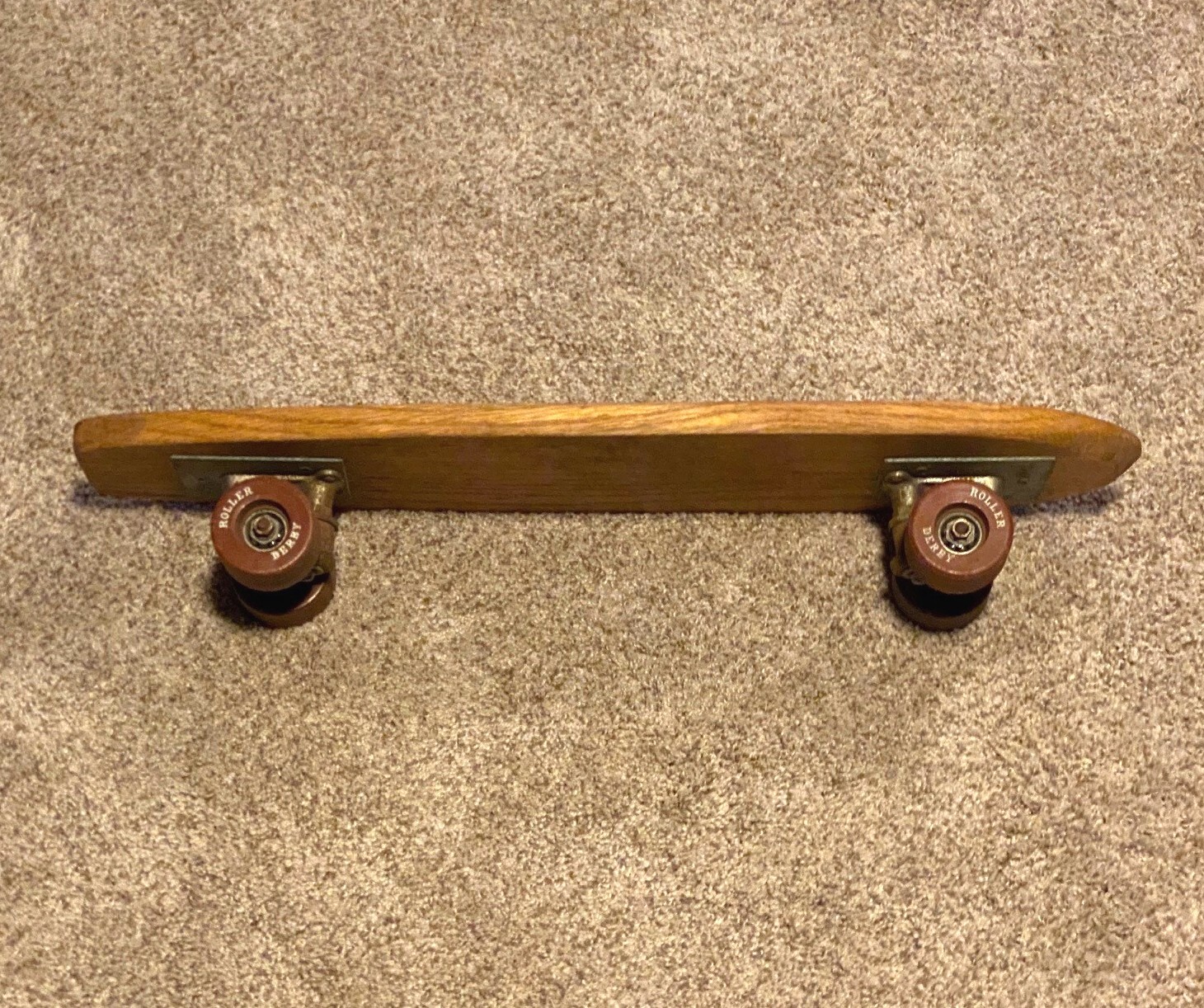 Vintage 1960s Wooden Roller Derby Deluxe 20 Early Skateboard w/Clay Wheels!! eBay