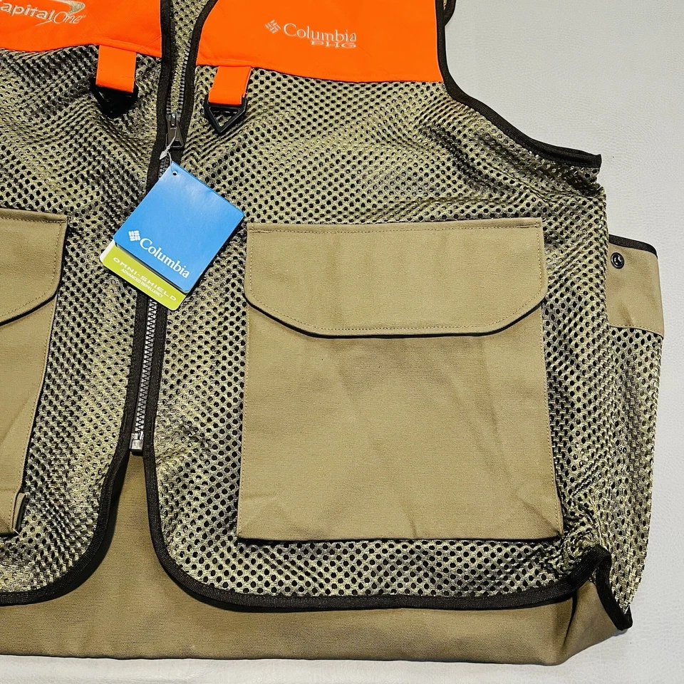 Columbia 男式 Performance Hunt Gear Safrai Fish Utility PHG PFG 货物背心-L-9130 — 第 3/4 张图片