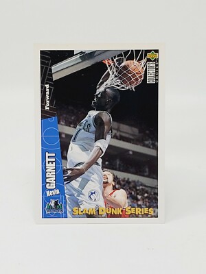 1996 Upper Deck Collector's Choice #21/40 Kevin Garnett Slam Dunk
