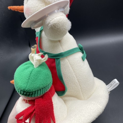 Hallmark 2015 Time for Cookies Animated Jingle Pals Snowman Dog WORKS w/ Tags - Picture 11 of 16