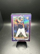 Miguel Palma 2024 Bowman Chrome 1st Refractor Purple 1st /250 Astros