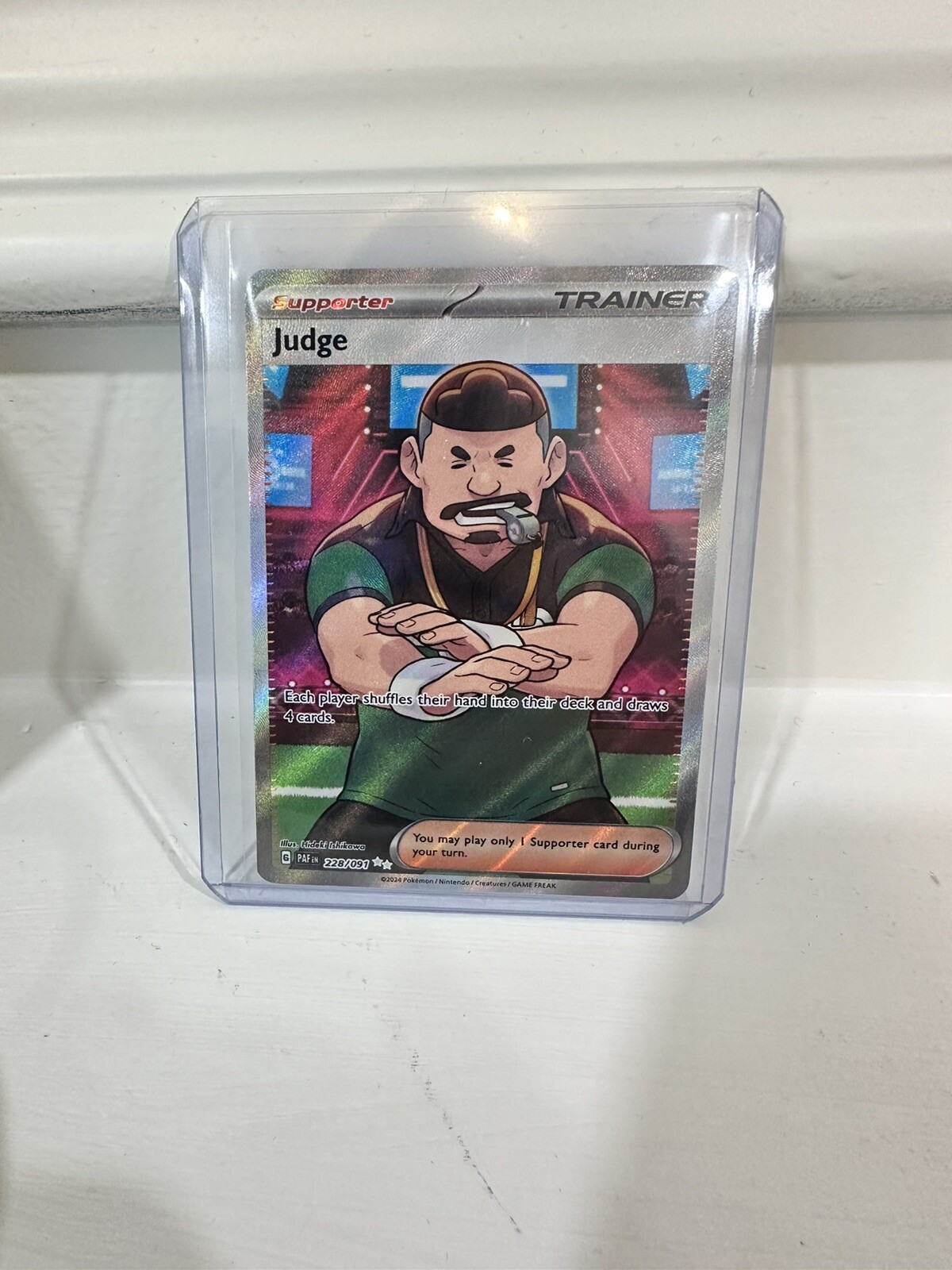 Pokémon TCG Judge Scarlet & Violet: Paldean Fates 228/091 Holo Ultra Rare