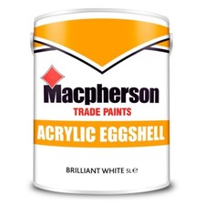 Macpherson Trade - Quick Dry Eggshell - White - 5L