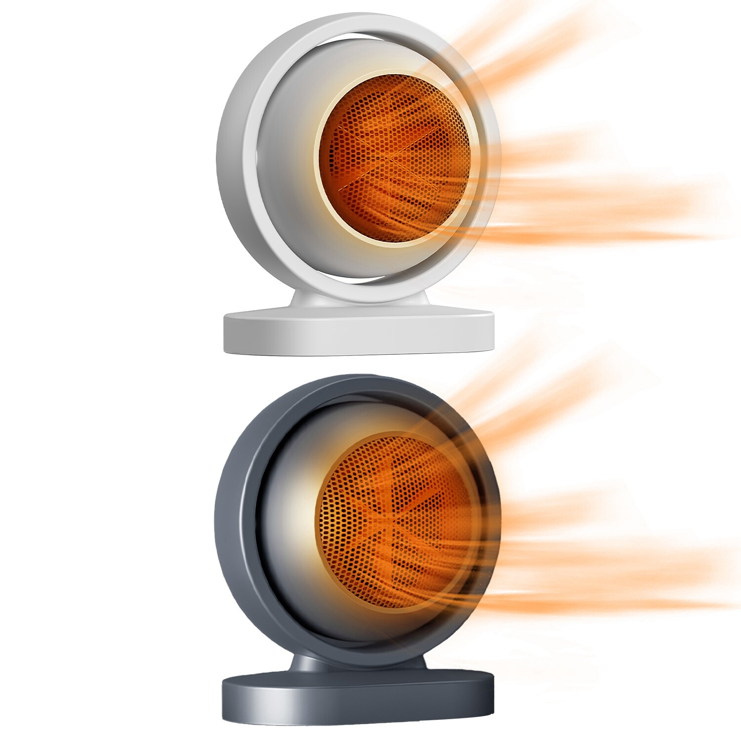 Space Heater, Portable Electric Heaters 1500W, Tip-Over& Overheat Protection-image