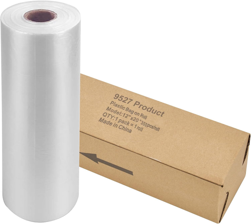 12" x 20" Clear Plastic Produce Bag Food Storage bag on a Roll,350 bags one Roll - Picture 3 of 12