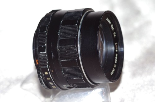 Objectif M42 55mm f2 SUPER TAKUMAR avec bouchons, pare-soleil, housse, PIQUE TOP - Photo 18/24