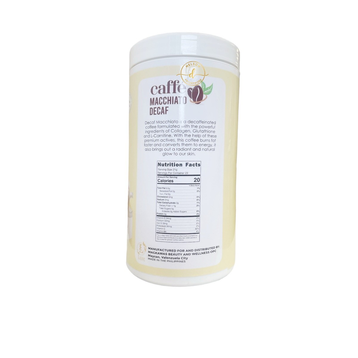 Luxe Slim Caffé Macchiato DECAF Half Kilo 500g | eBay