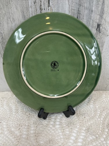 Bordallo Pinheiro Green Serving Platter 10.25” - Picture 6 of 8