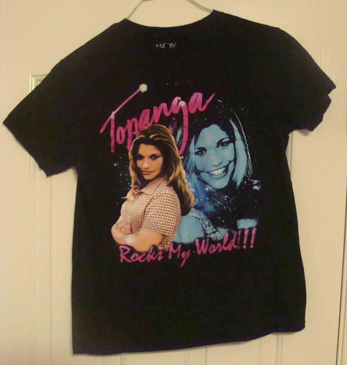 Boy Meets World ~Topanga Rocks My World t-shirt~..Size M..LOOKS