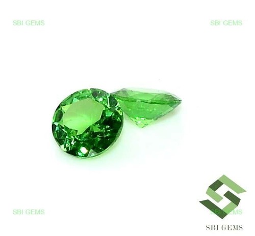 5 mm Natural Tsavorite Round Cut Pair Jewelry Supply 0.90 Cts Loose Gemstones - Picture 6 of 10