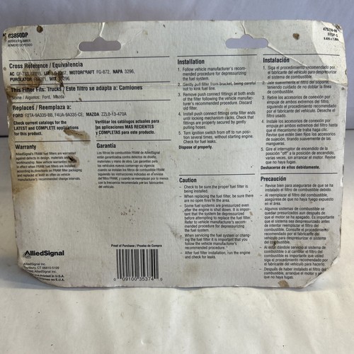 FRAM G3850 In-Line Fuel Filter - Picture 2 of 3
