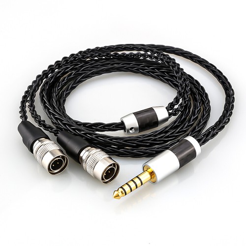 Silver Plated Upgrade Headphone cable for Dan Clark Audio Mr Speaker Ether Alpha - Picture 1 of 11