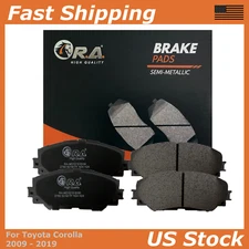 Front Disc Brake Pads for 2009 - 2019 Toyota COROLLA CE LE SE XLE 1.8L 2.4L
