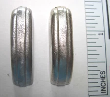 Pair of replacement polished back bumpers for Doepke Jaguar 