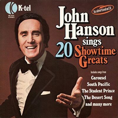 John Hanson : John Hanson Sings 20 Showtime Greats - LP [Vinyl] John Hanson