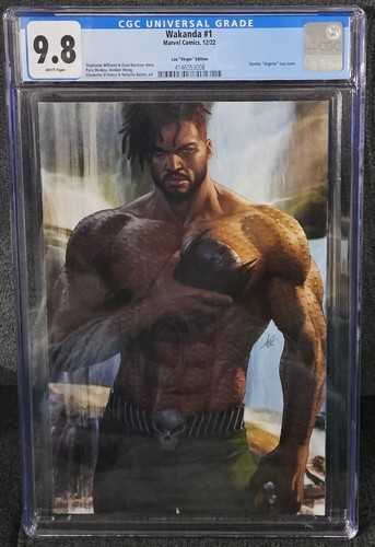 WAKANDA #1 ARTGERM VIRGIN EDITION CGC 9.8 1:100 Ratio Rare!! Killmonger Cover
