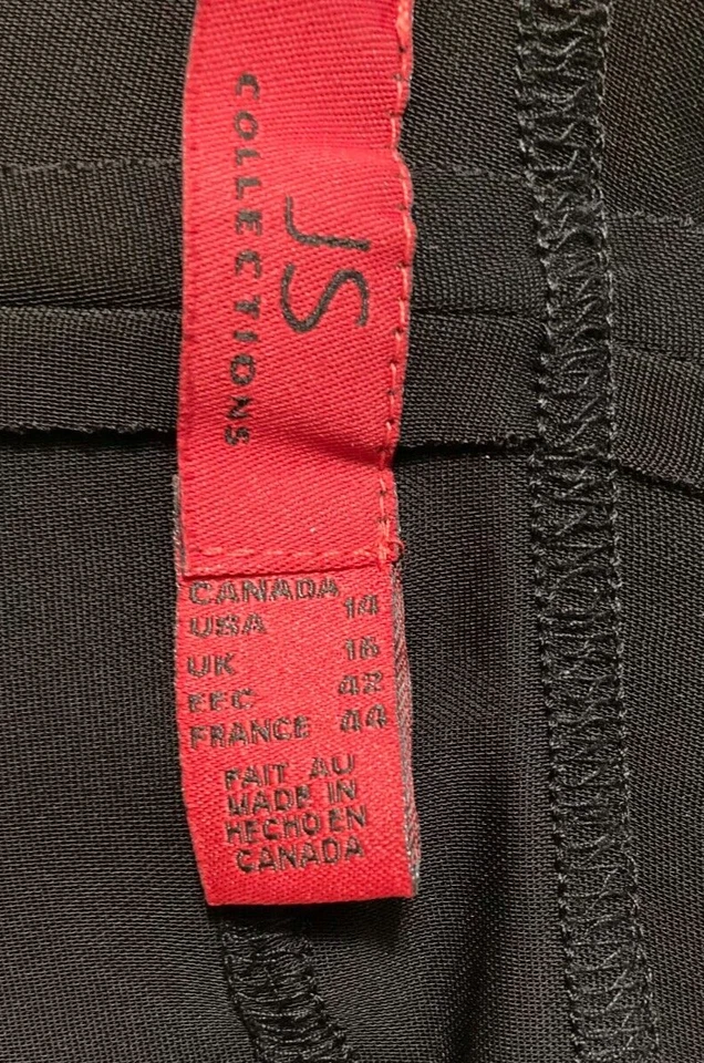 NWT $115 JS Collections Sz 14 Pull On Stretch Layered Work Party Cocktail Skirt - Image 4 of 4