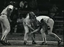 1992 Press Photo Waukesha South High School - Dean Berendt, Baseball Teammates