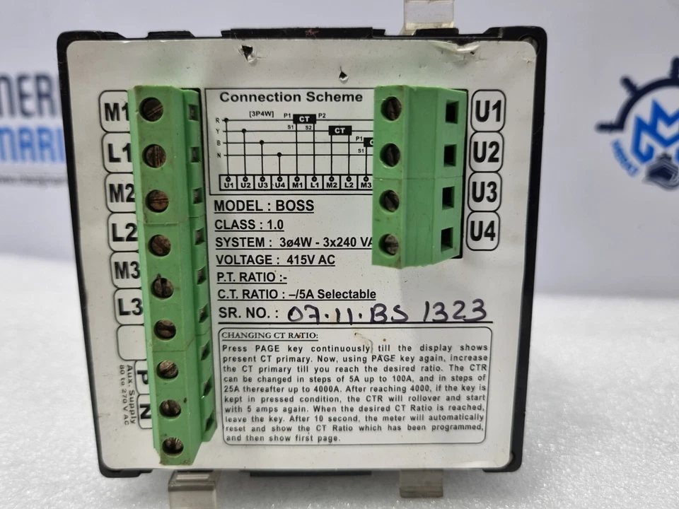 Trinity Boss Power Meter Class 1.0 Voltage 415V AC - Image 4 of 4