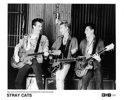 Stray Cats - Promo Photo 1989 - Blast Off - Brian Setzer - Let's Go Faster