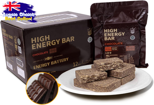 Emergency Food Rations Survival Bars Camping Prepper Disaster Kit 12 Pack - Picture 9 of 12