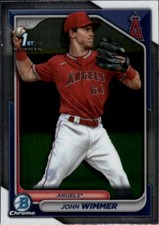 2024 Bowman John Wimmer #BCP-78 Chrome Prospects Mega Los Angeles Angels 7H