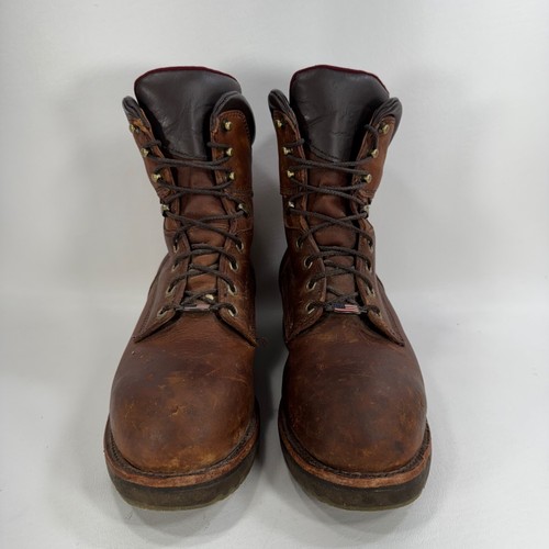 Stivali Chippewa 25227 taglia 9,5 D 8" impermeabili lisci stringati made in USA - Foto 4 di 12