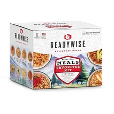 ReadyWise Adventure Meals Favorites Kit 9-Serving Hiking/Camping Meals Set MRE