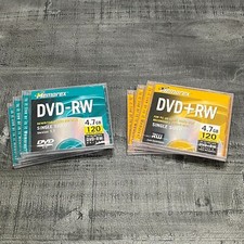 Lot of 3 Memorex DVD-RWs  3 Memorex DVD RWs - NEW