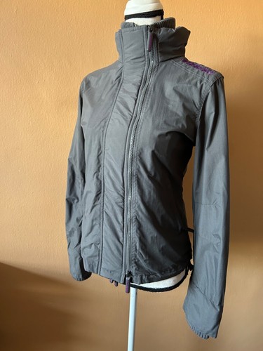 Chaqueta con cremallera completa Windcheater Weather Resistant de Superdry en gris, talla pequeña - Imagen 3 de 7