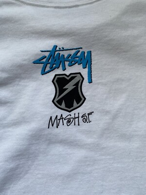 Stussy X Mash SF T Shirt Tee Sz XL Rare! Vintage 2007 Fixed