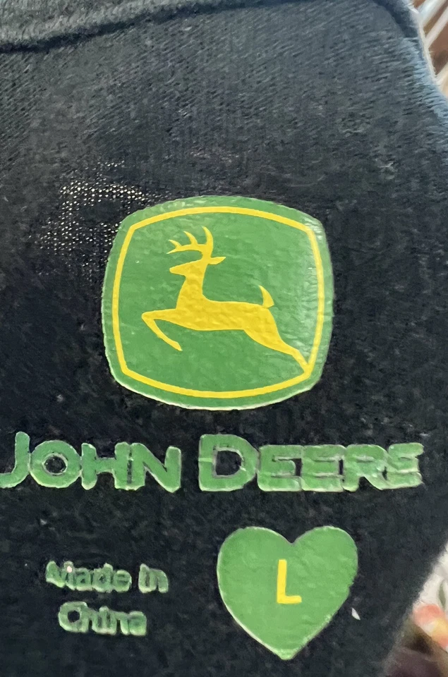Винтажная футболка John Deere высококлассная с серебристой балетной пачкой женская L - Изображение 3 из 4