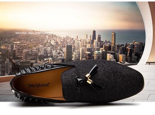 Nuevo Zapatos de Negocios Informales de Verano Coreanos Puntera en Punta de Cuero para Hombres Británicos para Hombres - Imagen 8 de 16
