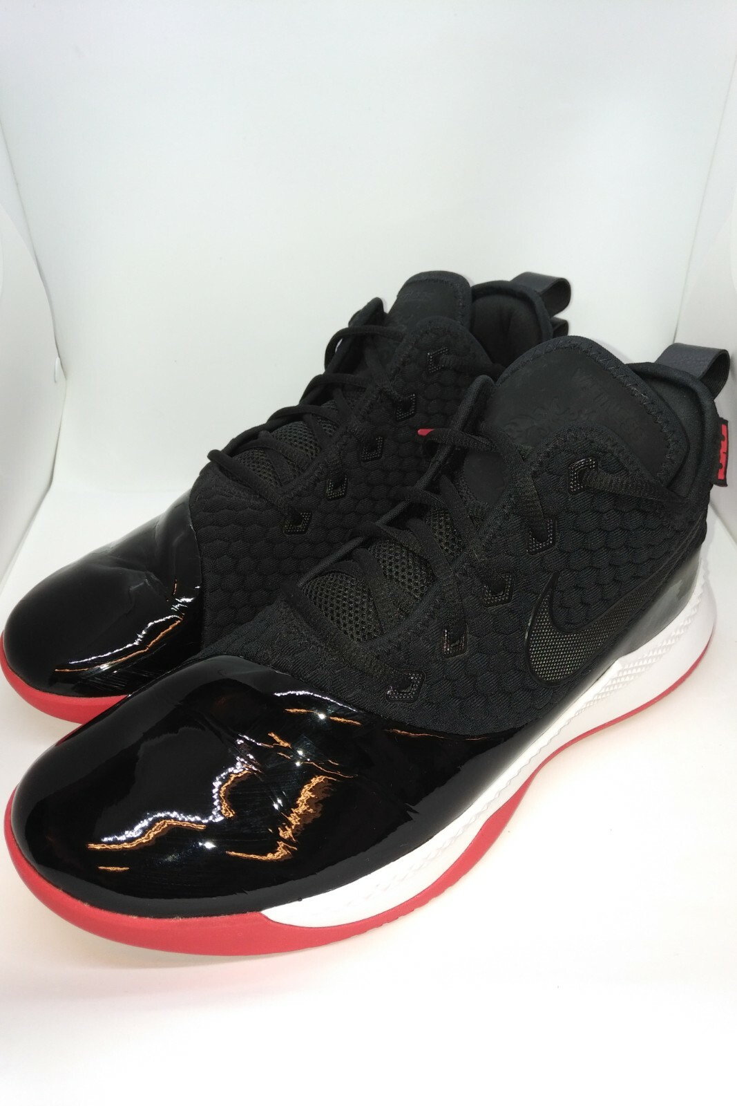 Size 12 - Nike LeBron Witness 3 Premium Black Red for sale online | eBay