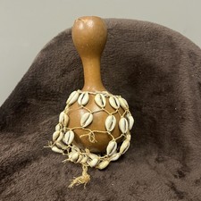 Shaker Rattle Cowrie Shell Burkina Faso African Gourd Percussion