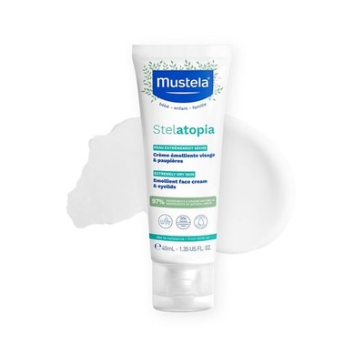 Mustela Stelatopia Eczema-Prone Skin Emollient Baby Face Cream - Face Moisturize