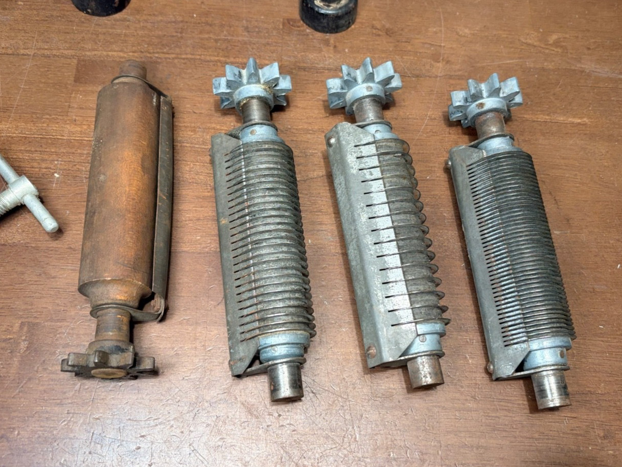 Vtg  Berarducci Bros Cast Iron Hand Crank Pasta Noodle Maker & accessories