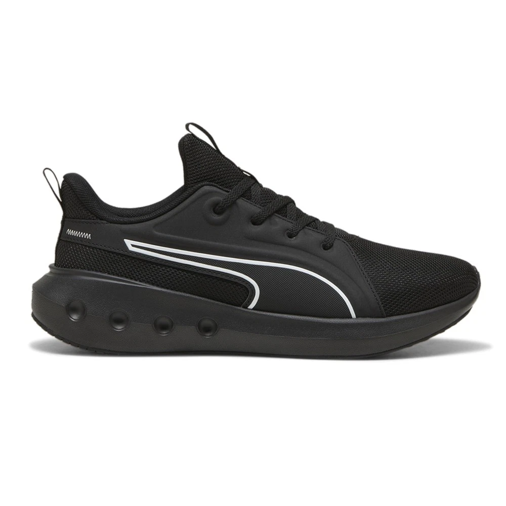PUMA Softride Carson Lace Up Mens Black Sneakers Casual Shoes 31015401