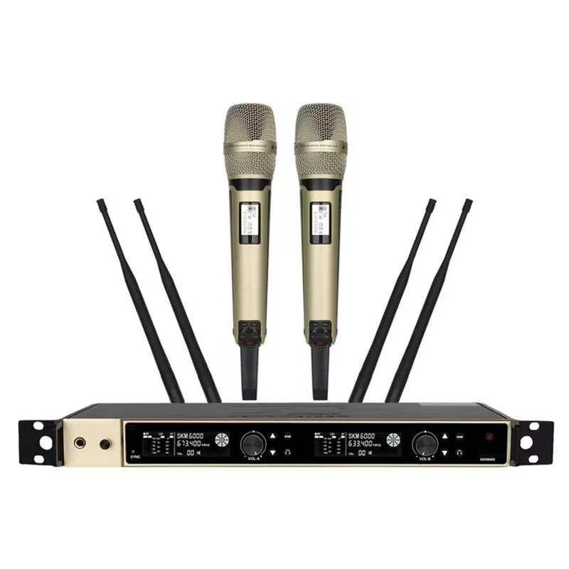 Digital 6000 Wireless Microphone System SKM6000 Handheld Transmitter 2x100 Ch - Picture 1 of 8