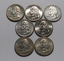 1996 to 1998 D & 1996 S (Silver) Proof Washington Quarter - BU Condition - 97SU