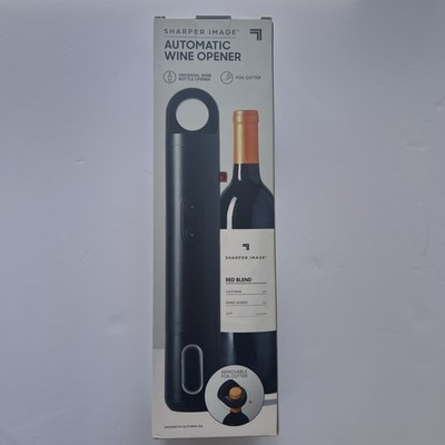 Sharper Image Automatic Wine Opener W/ Foil Cutter, NEW
