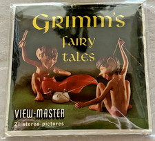 Viewmaster-Sealed/Unopened-Grimm's Fairy Tales-Sawyer-B-312-Booklet-1955-60