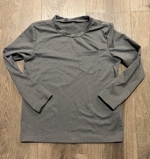Used Shein Boys 8Y Long Sleeve Gray - 90 Polyester 10 Elastane