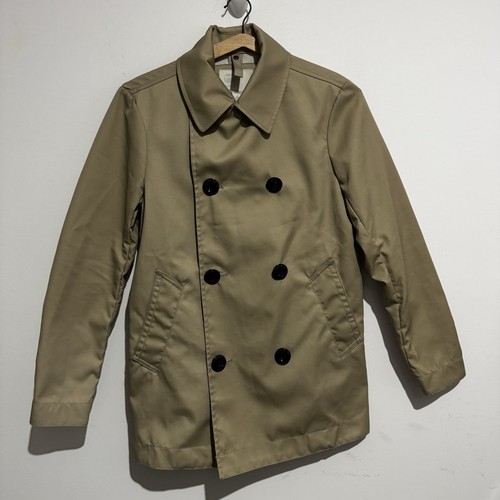 G-Star Raw Men’s Flamith Peacoat Jacket Beige Tan Size S Double Breasted Button - Picture 2 of 19